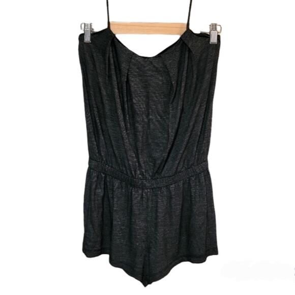 FREE with bundle! Eyeshadow halter tie elastic waist gathered bodice romper - Picture 1 of 7
